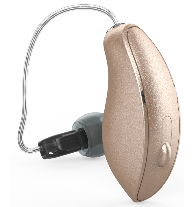 aparelho-auditivo-moderno-cor-dourada-estilo-retroauricular-tubo-transparente